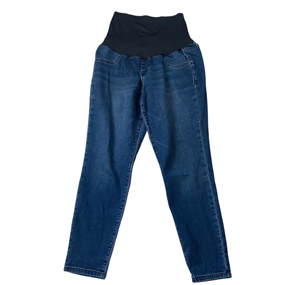 Sonoma Maternity Jeggings Size 16 MAT Pull On Jeans Dark Wash Denim - Picture 1 of 9